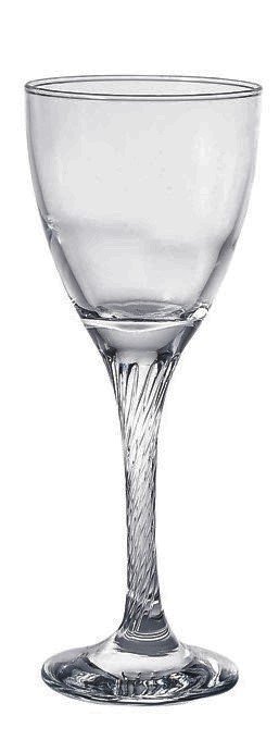 verre eau pied torsadé